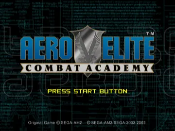 Aero Elite - Combat Academy screen shot title